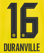 Original BVB Borussia Dortmund Trikot-Flock - DURANVILLE 16