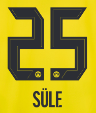 Original BVB Borussia Dortmund Trikot-Flock - SÜLE 25