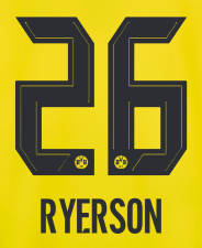 Original BVB Borussia Dortmund Trikot-Flock - RYERSON 26