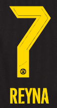 Original BVB Borussia Dortmund Trikot-Flock - REYNA 7