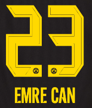 Original BVB Borussia Dortmund Trikot-Flock - EMRE CAN 23