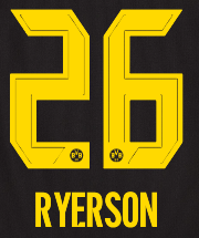 Original BVB Borussia Dortmund Trikot-Flock - RYERSON 26