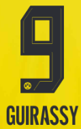 Original BVB Borussia Dortmund Trikot-Flock - GUIRASSY 9