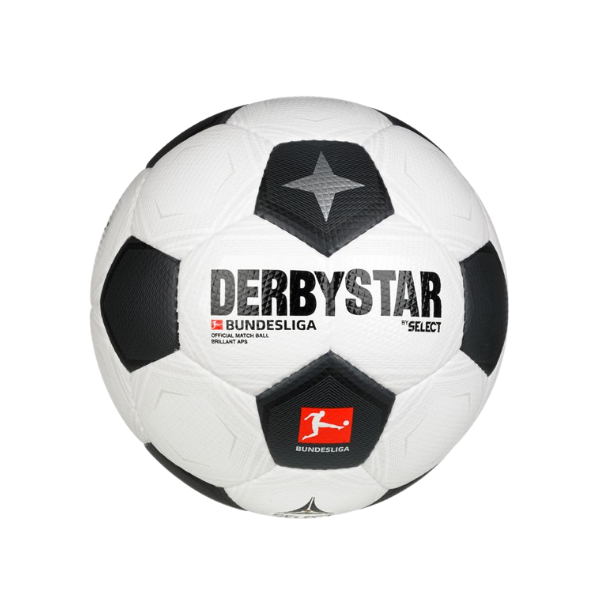 derbystar BUNDESLIGA BRILLANT APS CLASSIC V23 Spielball Gr. 5 weiß-schwarz