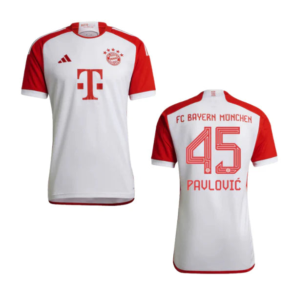 FC BAYERN MÜNCHEN Trikot Home Herren 23 / 24 - PAVLOVIC 45