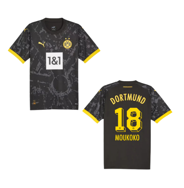 puma BVB BORUSSIA DORTMUND Trikot Away Frauen 23 / 24 - MOUKOKO 18