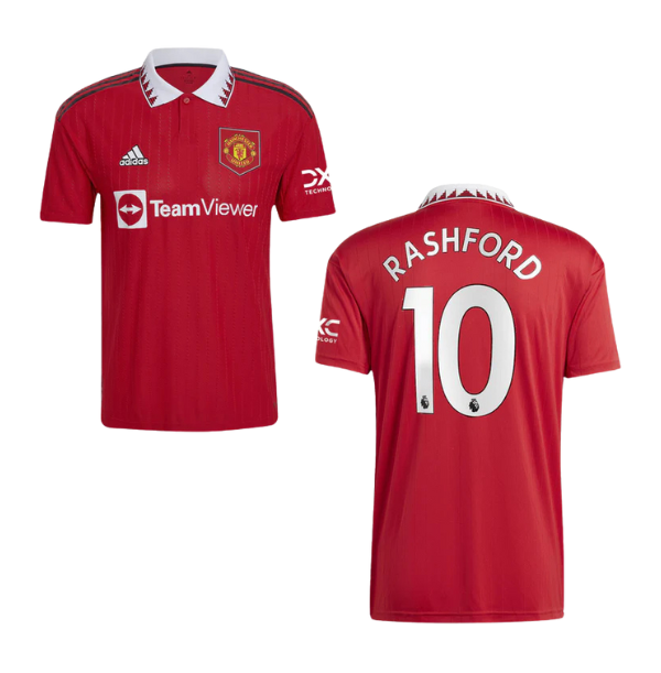 MANCHESTER UNITED AUTHENTIC Trikot Home Herren 22 / 23 - RASHFORD 10