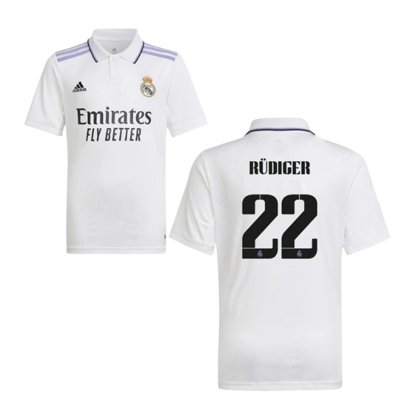 REAL MADRID Trikot Home Kinder 22 / 23 - RÜDIGER 22