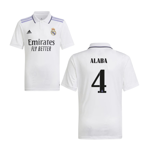 REAL MADRID Trikot Home Kinder 22 / 23 - ALABA 4