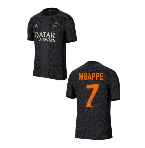 PSG PARIS SAINT-GERMAIN Trikot 3rd Herren 23 / 24 - MBAPPÉ 7 (Champions League Style)