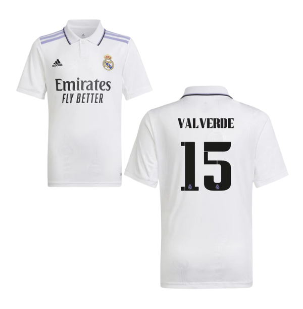 REAL MADRID Trikot Home Kinder 22 / 23 - VALVERDE 15