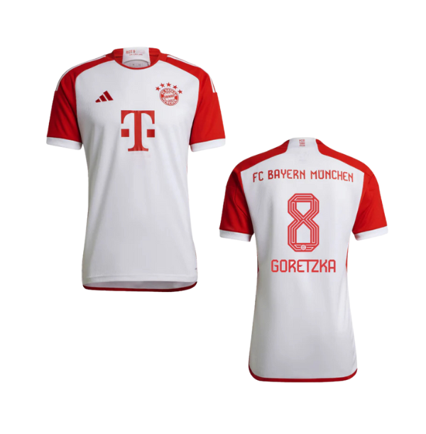 FC BAYERN MÜNCHEN Trikot Home Herren 23 / 24 - GORETZKA 8