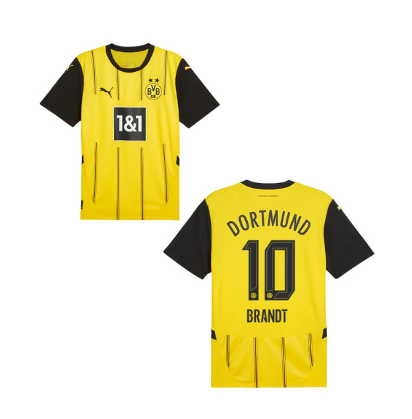 BVB BORUSSIA DORTMUND Trikot Home Herren 24 / 25 - BRANDT 10