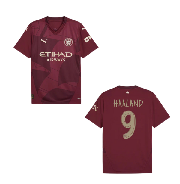 MCFC MANCHESTER CITY Trikot 3rd Herren 24 / 25 - HAALAND 9 (Champions League Style)