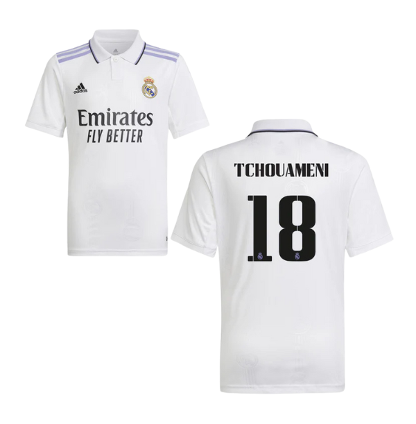 REAL MADRID Trikot Home Kinder 22 / 23 - TCHOUAMENI 18