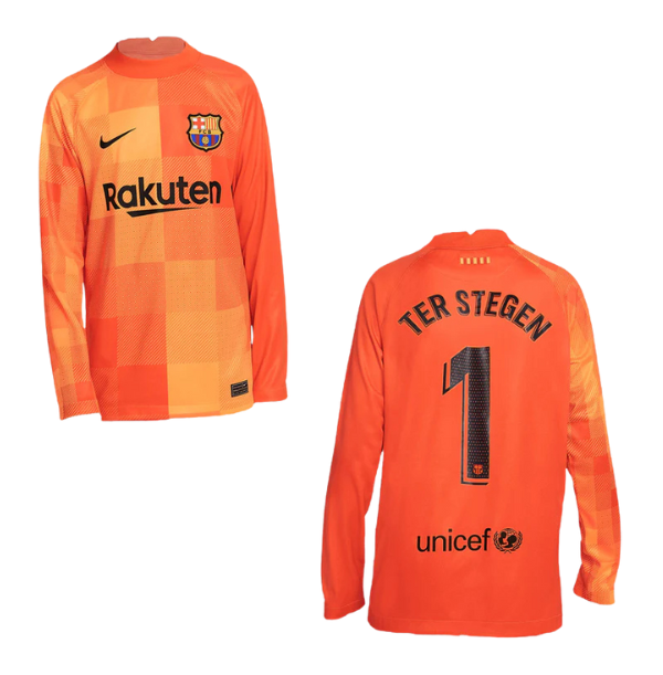 FC BARCELONA Trikot Torwart Kinder 21 / 22 - TER STEGEN 1