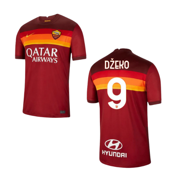 AS ROMA Trikot Home Herren 20 / 21 - DZEKO 9