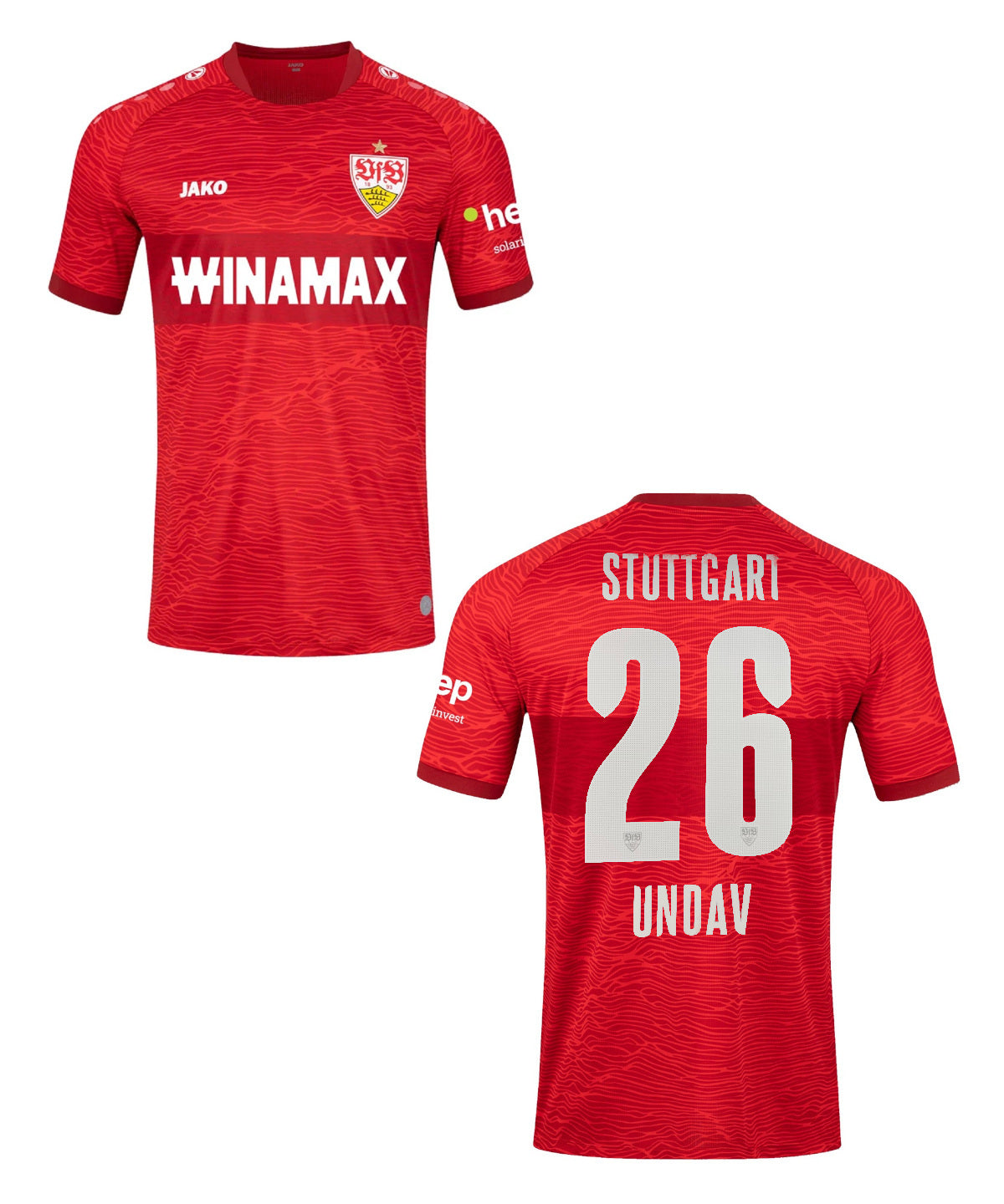 jako VFB STUTTGART Trikot Away Herren 23 / 24 - UNDAV 26