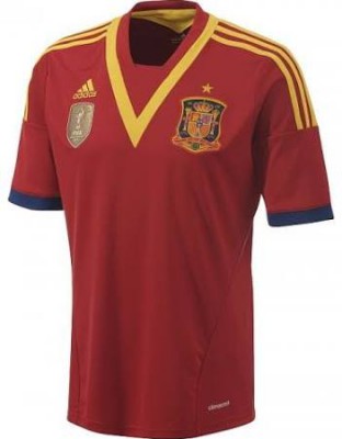 adidas SPANIEN Trikot Home Herren Confed Cup 2013