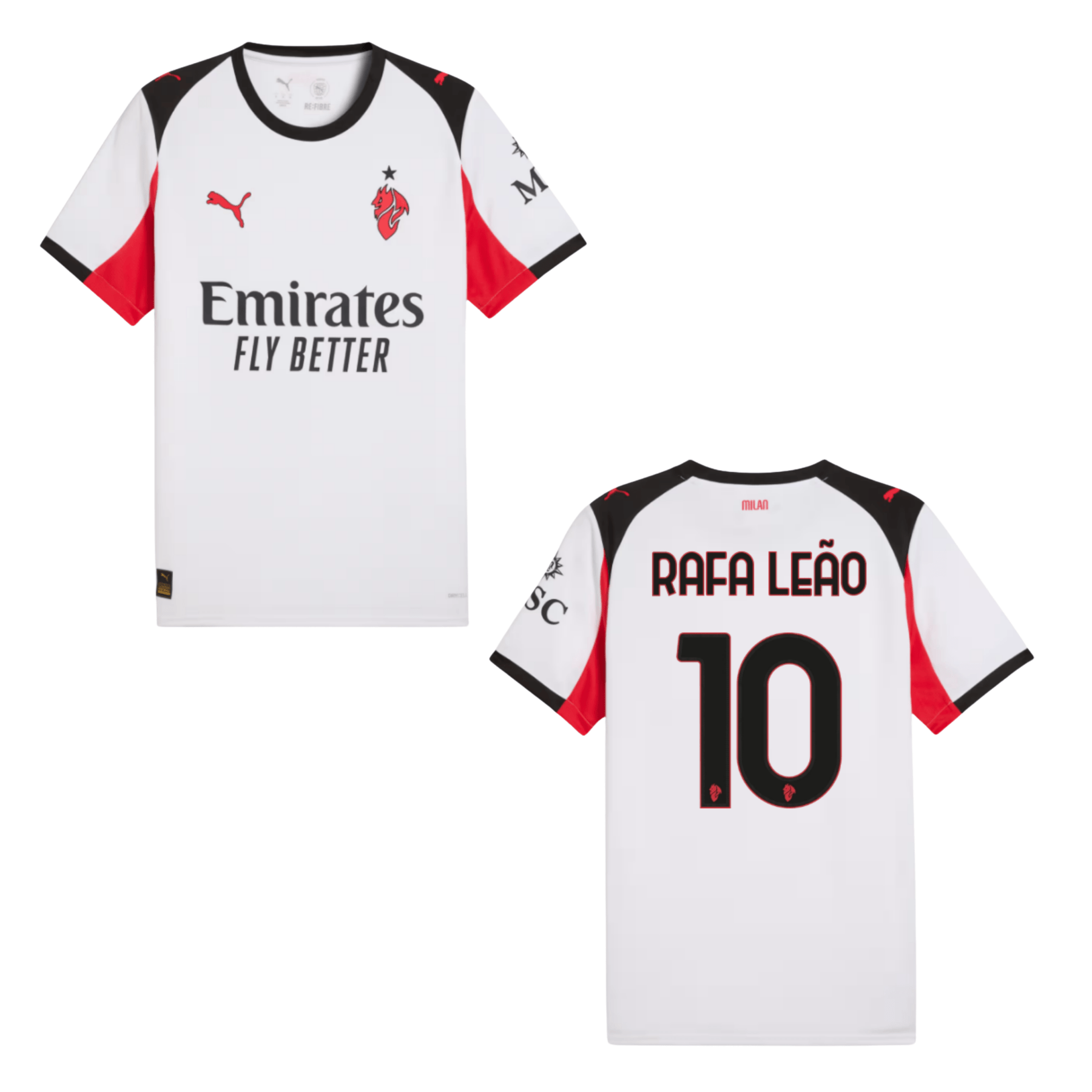 ACM AC MAILAND Trikot Away Herren 25 / 26 - RAFA LEÃO 10 - sportiger.de