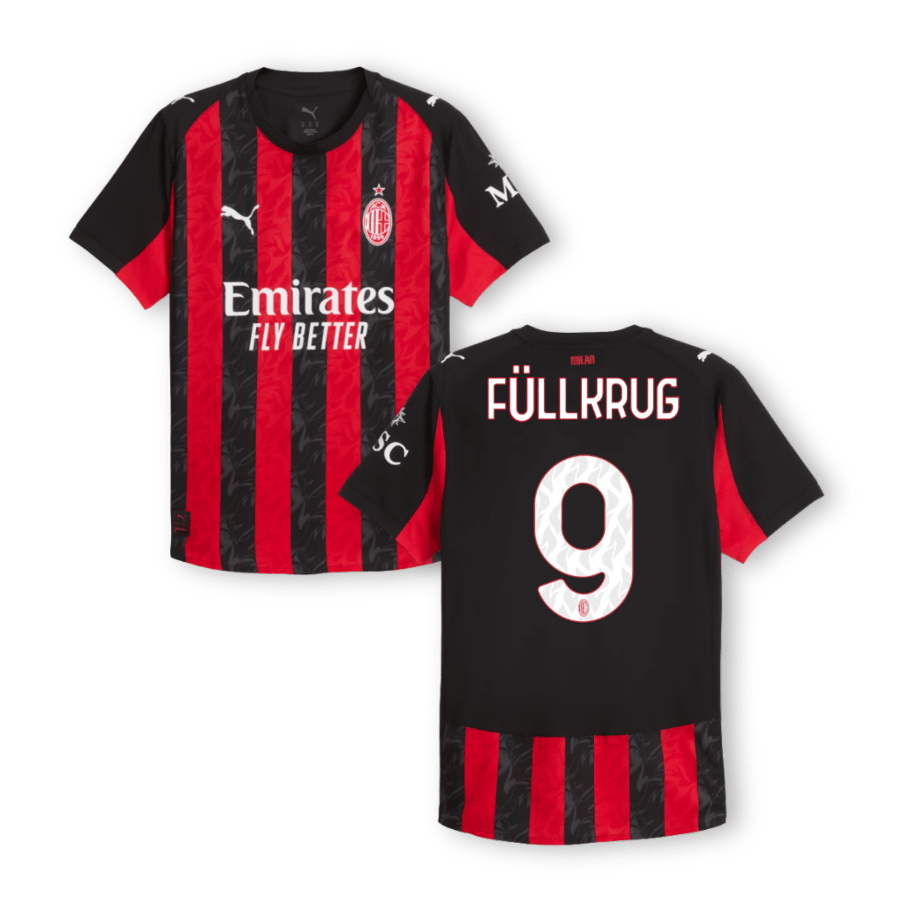 ACM AC MAILAND Trikot Home Herren 25 / 26 - FÜLLKRUG 9 - sportiger.de