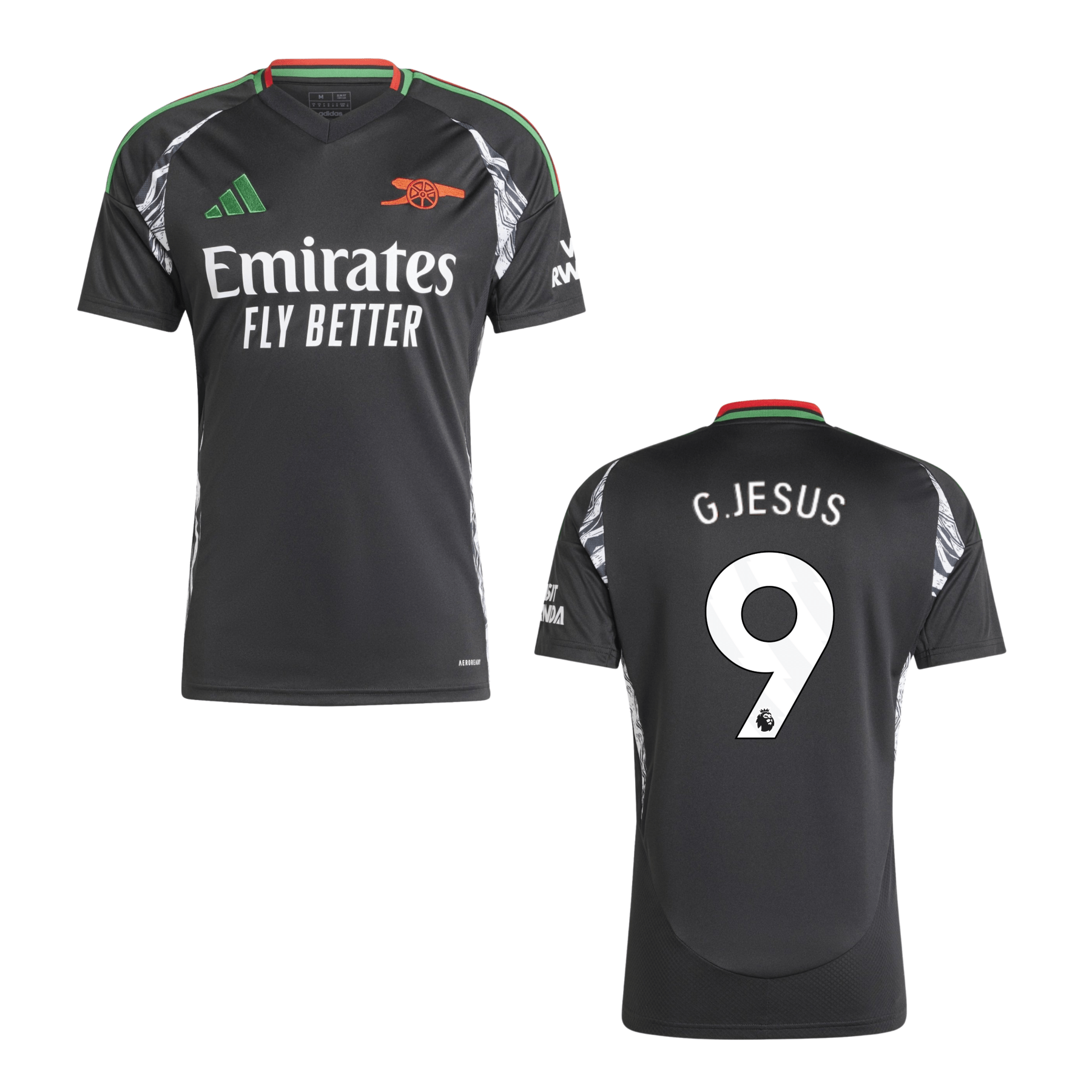 AFC FC ARSENAL LONDON AUTHENTIC Trikot Away Herren 24 / 25 - G. JESUS 9 - sportiger.de