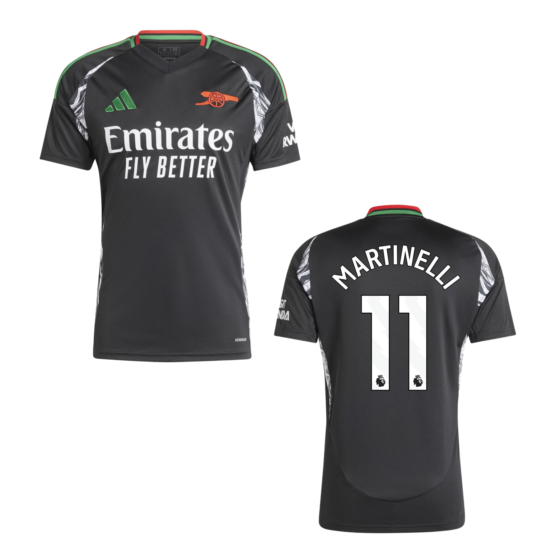 AFC FC ARSENAL LONDON AUTHENTIC Trikot Away Herren 24 / 25 - MARTINELLI 11 - sportiger.de