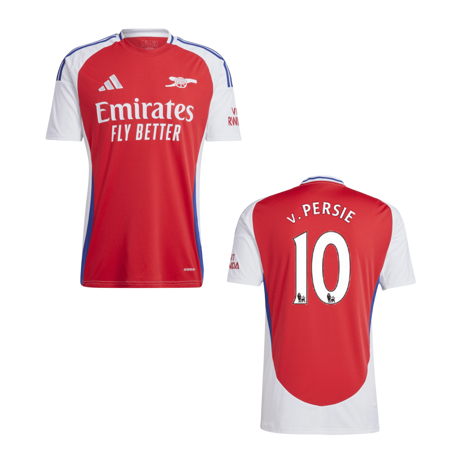 AFC FC ARSENAL LONDON Trikot Authentic Home Herren 24 / 25 - v. PERSIE 10 (Legend) (Retro Style) - sportiger.de