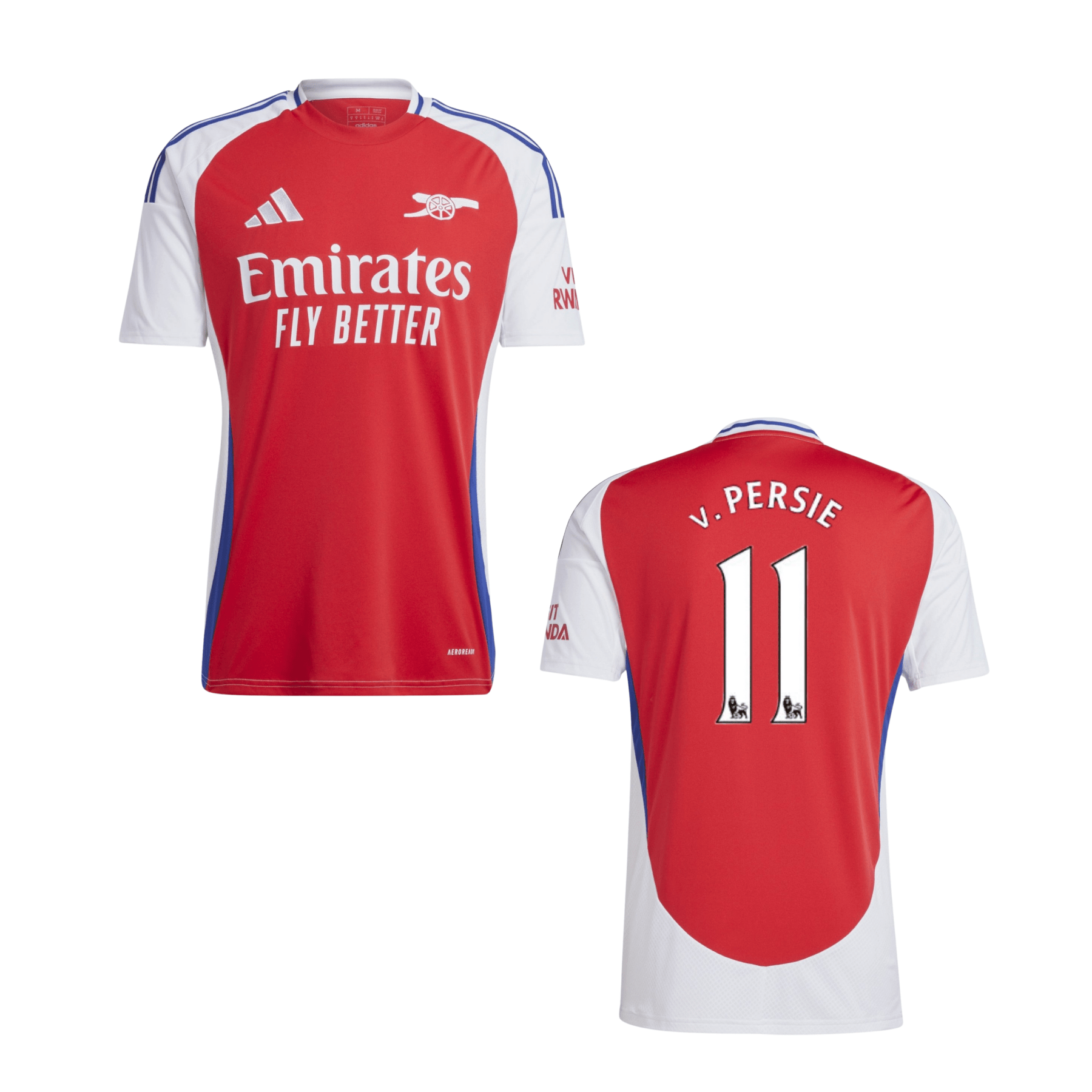AFC FC ARSENAL LONDON Trikot Authentic Home Herren 24 / 25 - v. PERSIE 11 (Legend) (Retro Style) - sportiger.de