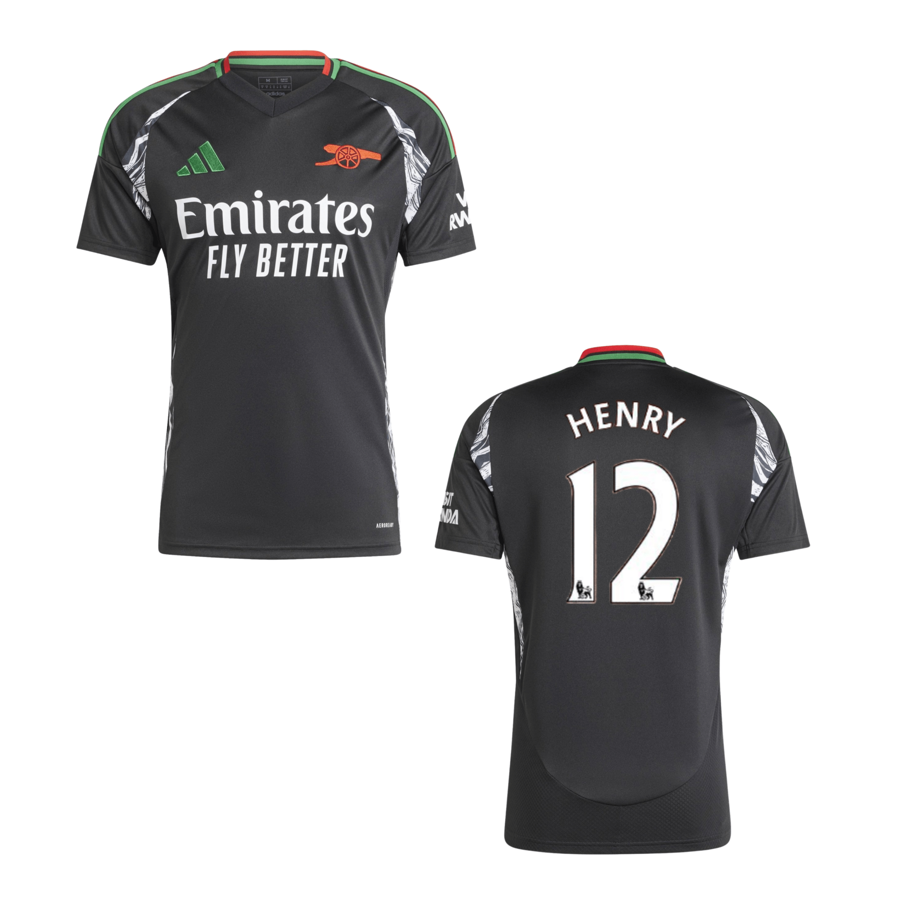 AFC FC ARSENAL LONDON Trikot Away Herren 24 / 25 - HENRY 12 (Legend) (Retro Style) - sportiger.de