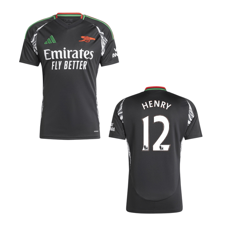 AFC FC ARSENAL LONDON Trikot Away Herren 24 / 25 - HENRY 12 (Legend) (Retro Style) - sportiger.de