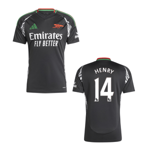 AFC FC ARSENAL LONDON Trikot Away Herren 24 / 25 - HENRY 14 (Legend) (Retro Style) - sportiger.de