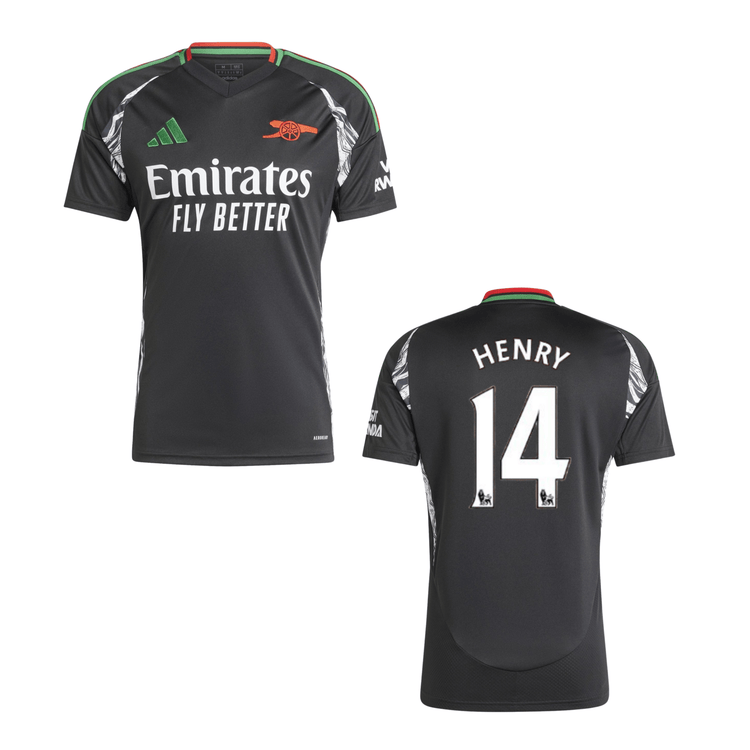 AFC FC ARSENAL LONDON Trikot Away Herren 24 / 25 - HENRY 14 (Legend) (Retro Style) - sportiger.de