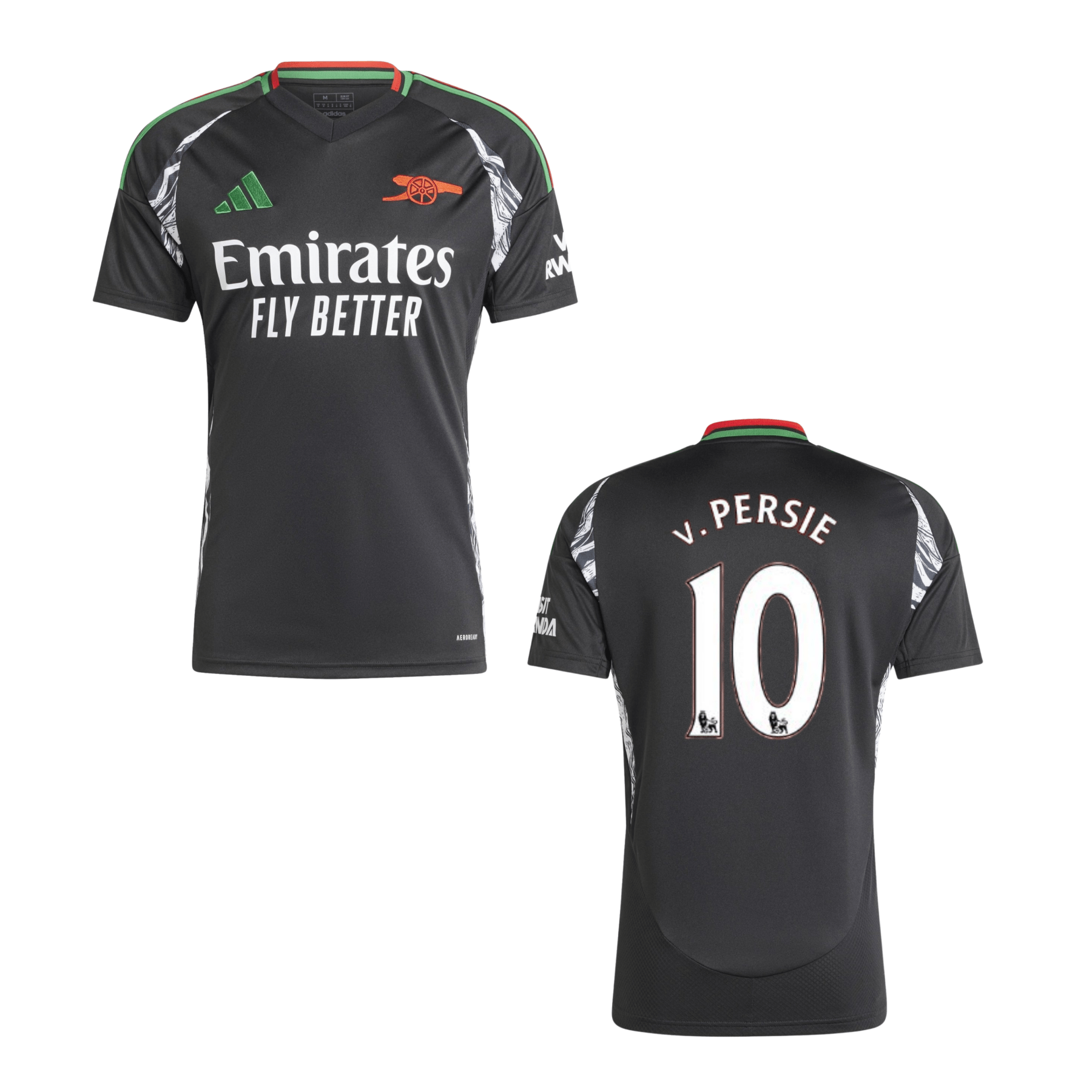 AFC FC ARSENAL LONDON Trikot Away Herren 24 / 25 - v. PERSIE 10 (Legend) (Retro Style) - sportiger.de