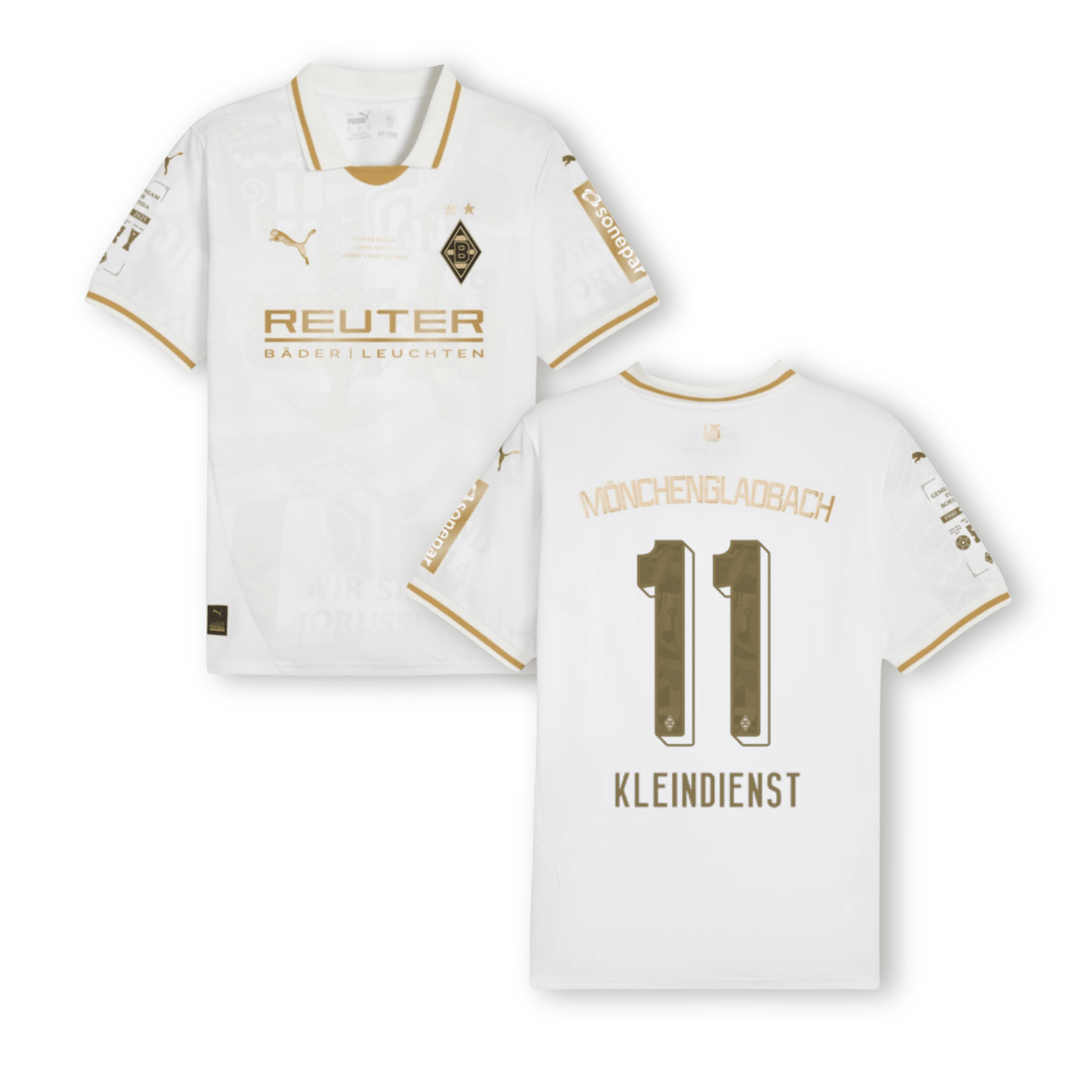 BMG BORUSSIA MÖNCHENGLADBACH Trikot 125 Jahre Anniversary Herren 25 / 26 - KLEINDIENST 11 - sportiger.de