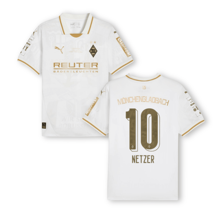 BMG BORUSSIA MÖNCHENGLADBACH Trikot 125 Jahre Anniversary Herren 25 / 26 - NETZER 10 (Legend) - sportiger.de