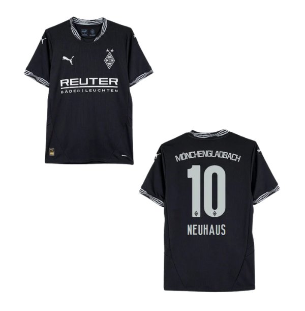 BMG BORUSSIA MÖNCHENGLADBACH Trikot 3rd Kinder 24 / 25 - NEUHAUS 10 - sportiger.de