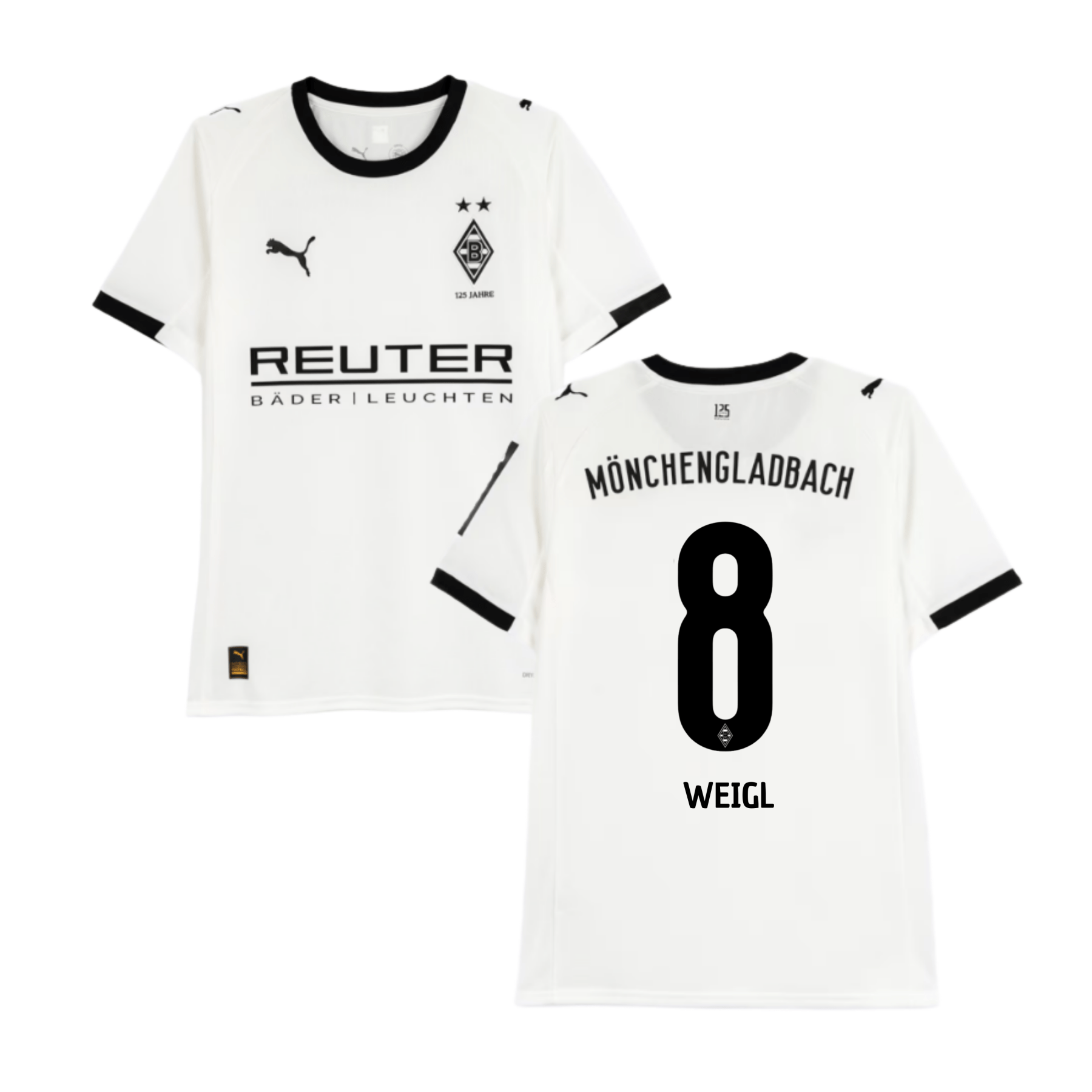 BMG BORUSSIA MÖNCHENGLADBACH Trikot Home Kinder 25 / 26 - WEIGL 8 - sportiger.de