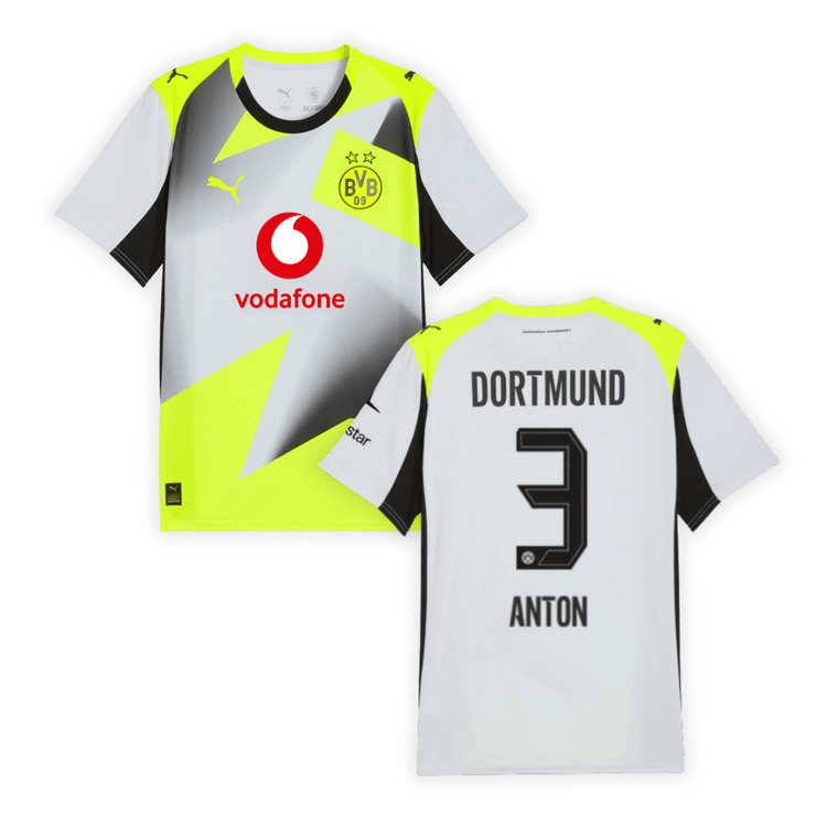 BVB BORUSSIA DORTMUND AUTHENTIC Trikot Away Herren 25 / 26 - ANTON 3 - sportiger.de