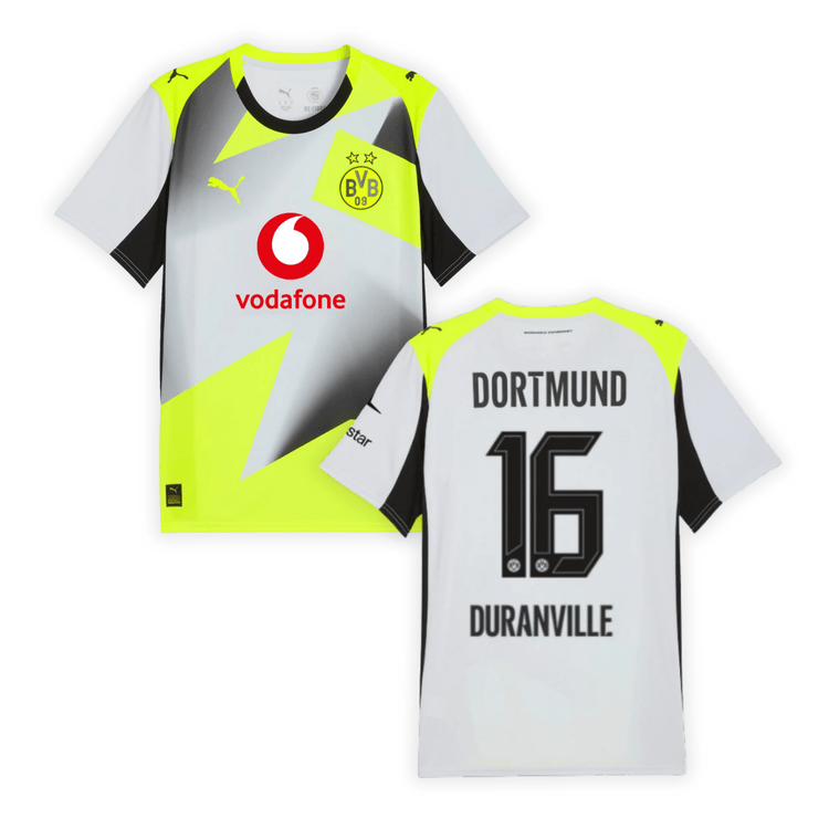 BVB BORUSSIA DORTMUND AUTHENTIC Trikot Away Herren 25 / 26 - DURANVILLE 16 - sportiger.de
