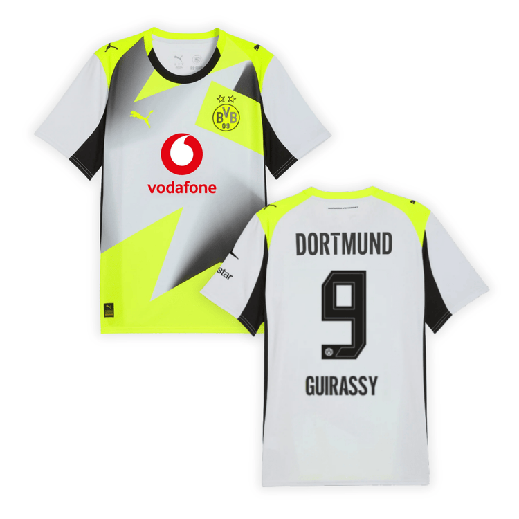 BVB BORUSSIA DORTMUND AUTHENTIC Trikot Away Herren 25 / 26 - GUIRASSY 9 - sportiger.de
