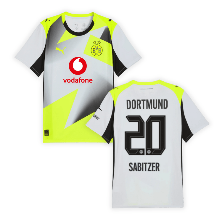 BVB BORUSSIA DORTMUND AUTHENTIC Trikot Away Herren 25 / 26 - SABITZER 20 - sportiger.de