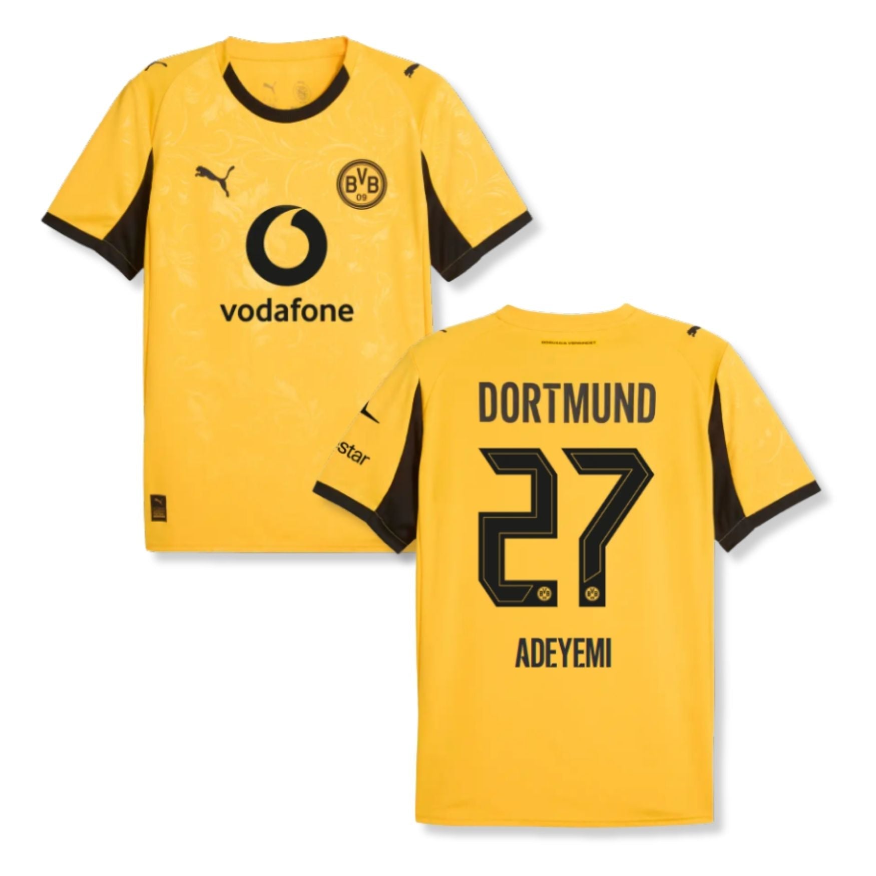 BVB BORUSSIA DORTMUND AUTHENTIC Trikot Cup Herren 25 / 26 - ADEYEMI 27 - sportiger.de