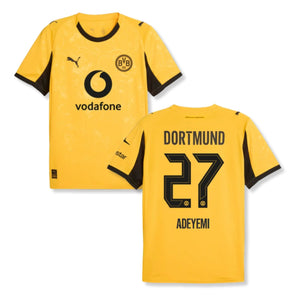 BVB BORUSSIA DORTMUND AUTHENTIC Trikot Cup Herren 25 / 26 - ADEYEMI 27 - sportiger.de
