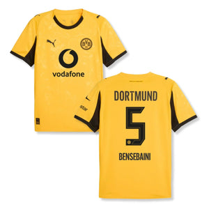 BVB BORUSSIA DORTMUND AUTHENTIC Trikot Cup Herren 25 / 26 - BENSEBAINI 5 - sportiger.de