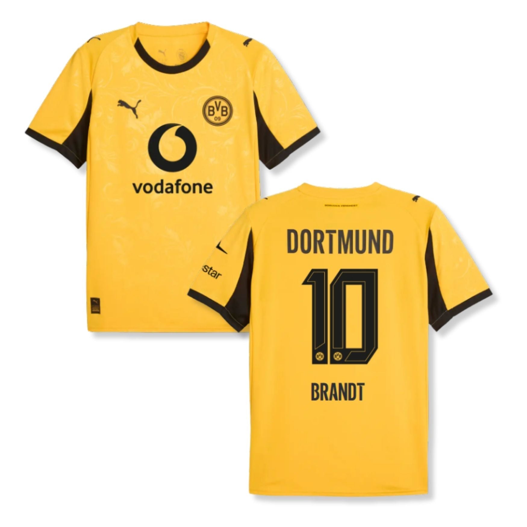 BVB BORUSSIA DORTMUND AUTHENTIC Trikot Cup Herren 25 / 26 - BRANDT 10 - sportiger.de