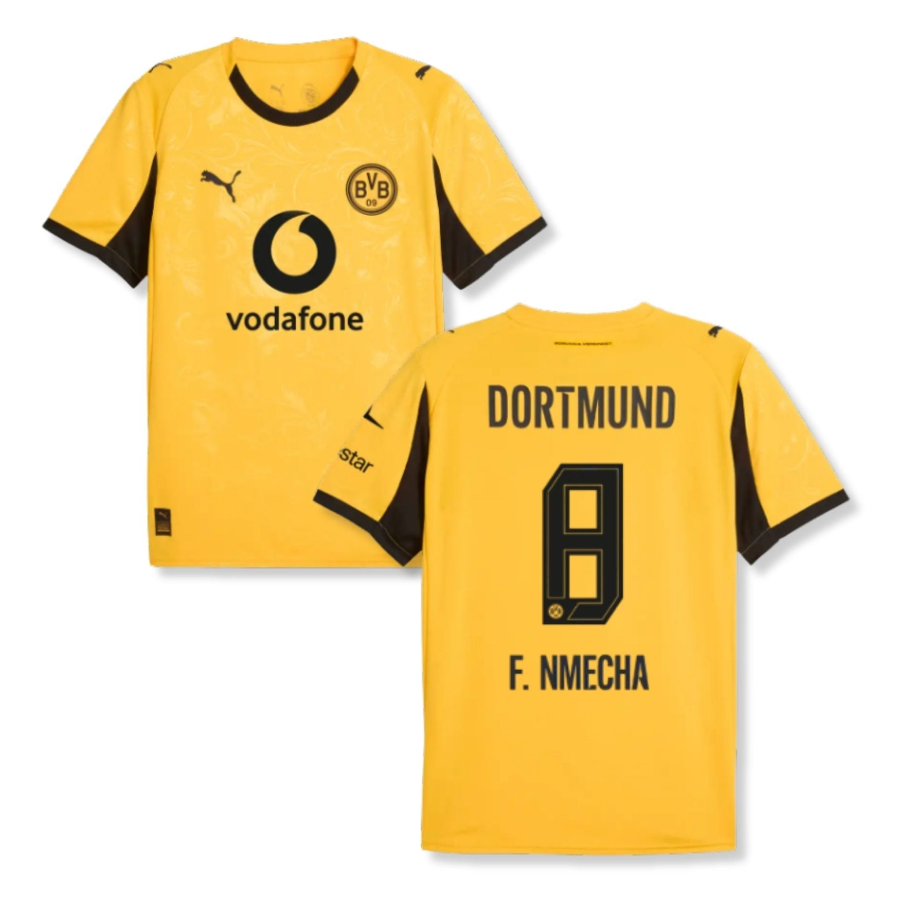 BVB BORUSSIA DORTMUND AUTHENTIC Trikot Cup Herren 25 / 26 - F. NMECHA 8 - sportiger.de