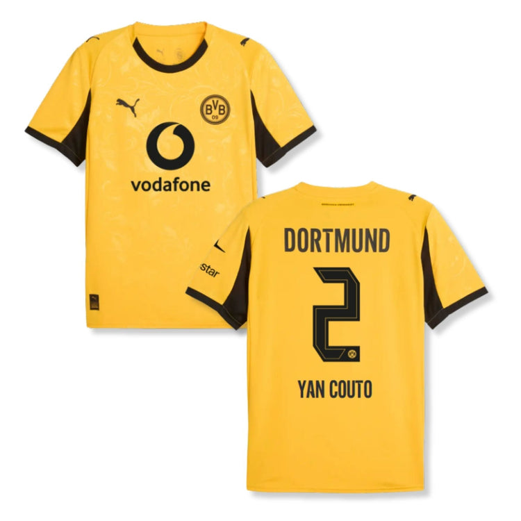 BVB BORUSSIA DORTMUND AUTHENTIC Trikot Cup Herren 25 / 26 - YAN COUTO 2 - sportiger.de