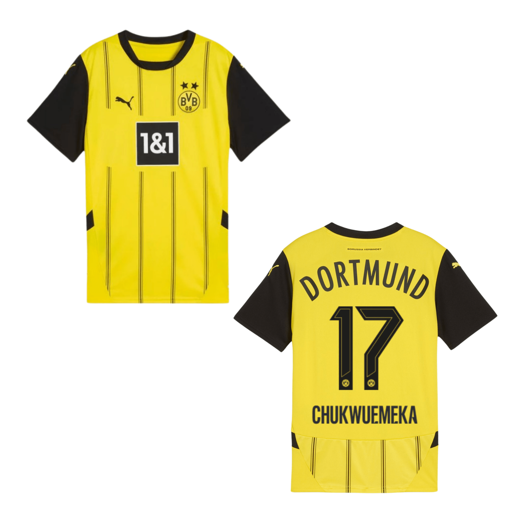 BVB BORUSSIA DORTMUND Authentic Trikot Home Herren 24 / 25 - CHUKWUEMEKA 17 - sportiger.de