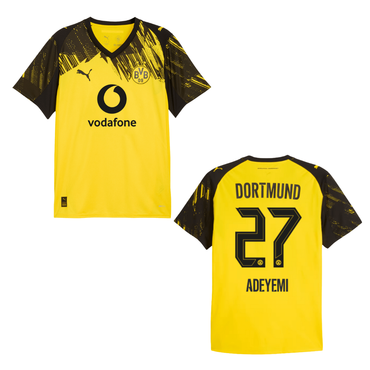 BVB BORUSSIA DORTMUND AUTHENTIC Trikot Home Herren 25 / 26 - ADEYEMI 27 - sportiger.de